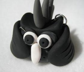  Lisbeth the Owl - Polymer clay figurine