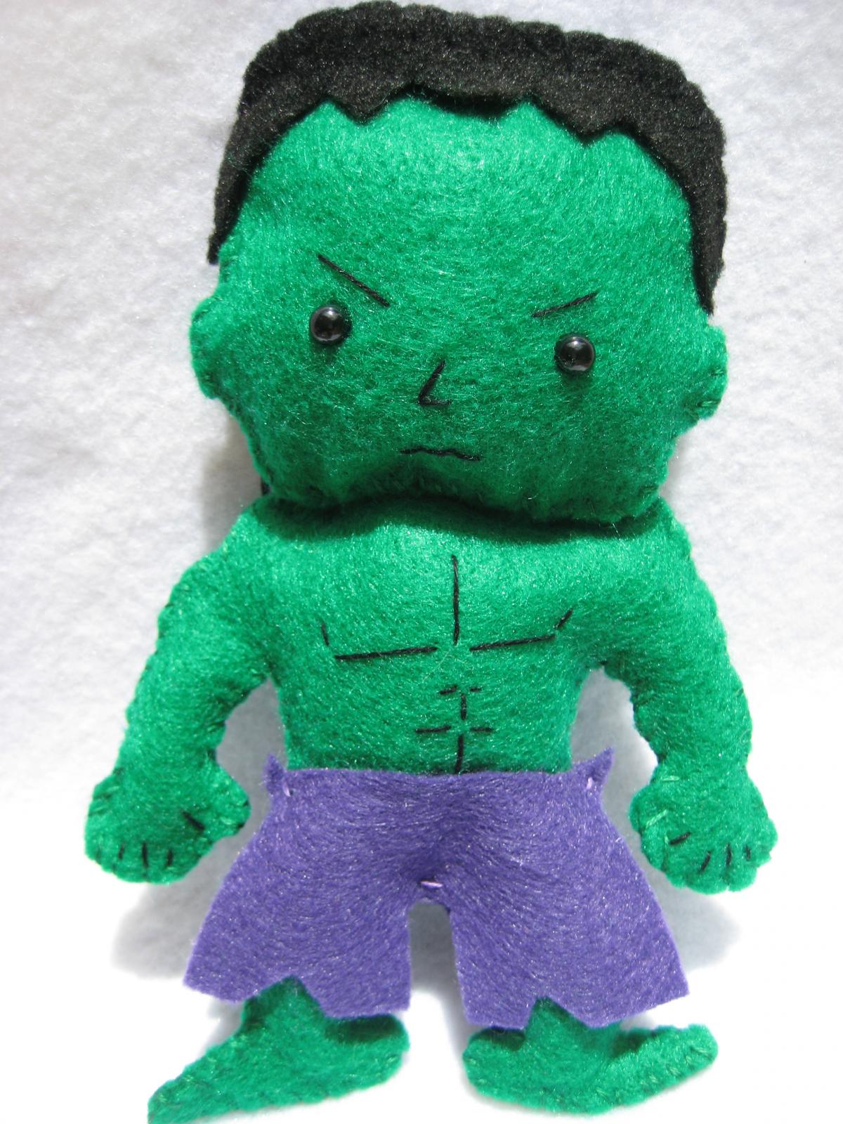 incredible hulk stuffed doll